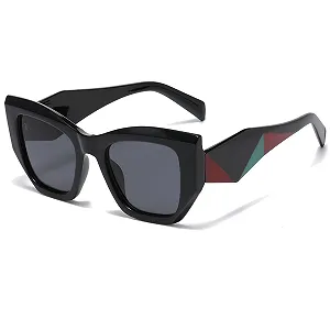 Сонцезахисні окуляри Котяче око Long Keeper для жінок Ретро 90-х Великі - Фото 1