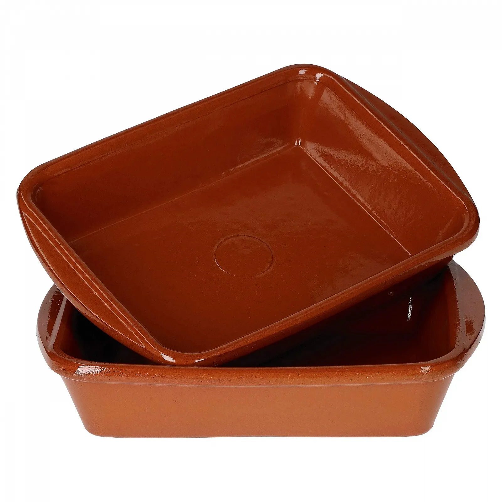 Набір форм для запікання MamboCat Tonware 2 штуки 4 x 20 x 14.5 см 350 мл керамічні глазуровані ручної роботи, фото №2