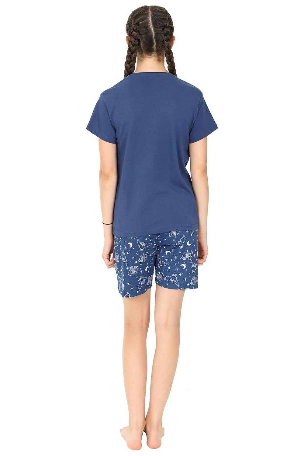 Пижама Harry Potter Hedwig Take Me Back to Hogwarts Короткая для девочек Темно-синий, фото №5 Пижама Harry Potter Hedwig Take Me Back to Hogwarts Короткая для девочек Темно-синий, фото №5