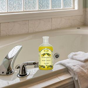 Гель для душу Saponificio Artigiano F.lli Risso з оливковою олією та лимоном Натуральний 500 мл - Упаковка 3 шт. synthetic.ua - Фото 1