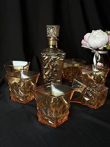 Набір для віскі стакани 6 шт + графін - Фото 1