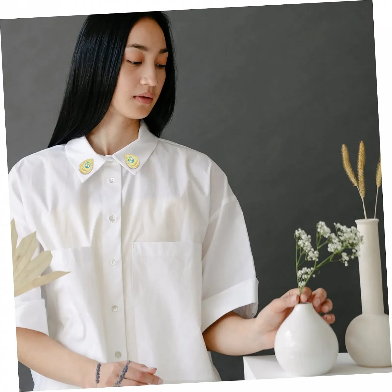 Прикраса для одягу Coheali 2 шт. Смола, павич, крапля води, аксесуари для прикрашання казкової тематики, фото №8