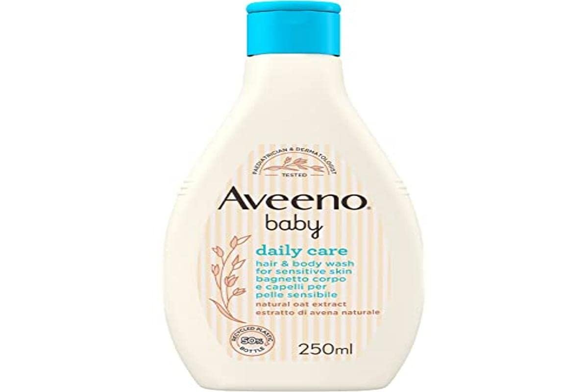 Гель для тіла та волосся Aveeno Baby Daily Care для чутливої шкіри без сульфатів та парабенів 250 мл, фото №1