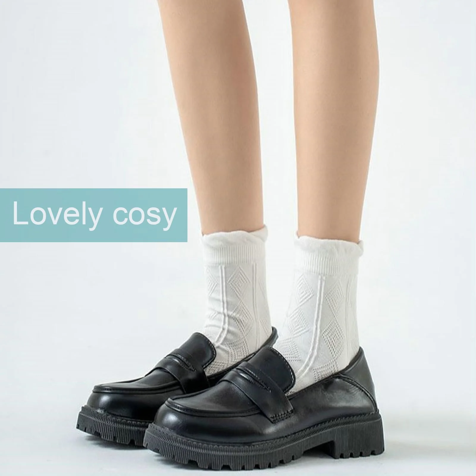 Носки с рюшами Dirndl, 2 пары, женские, белые, фото №4 Носки с рюшами Dirndl, 2 пары, женские, белые, фото №4