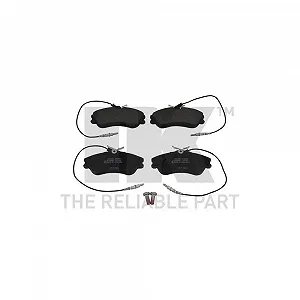 Комплект тормозных колодок, дисковый тормоз NK 221937 для CITROËN PEUGEOT передний мост - Фото 1