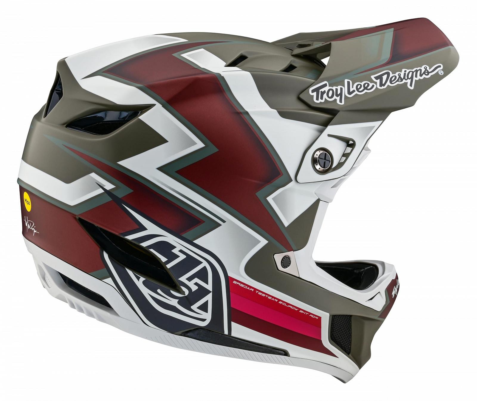 Шлем MTB Troy Lee Designs D4 Composite, унисекс, для взрослых, синий, XL, фото №4