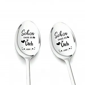 Кофейные ложки Sch
Das Es Dich Gibt, набор 2 шт с гравировкой - Фото 1