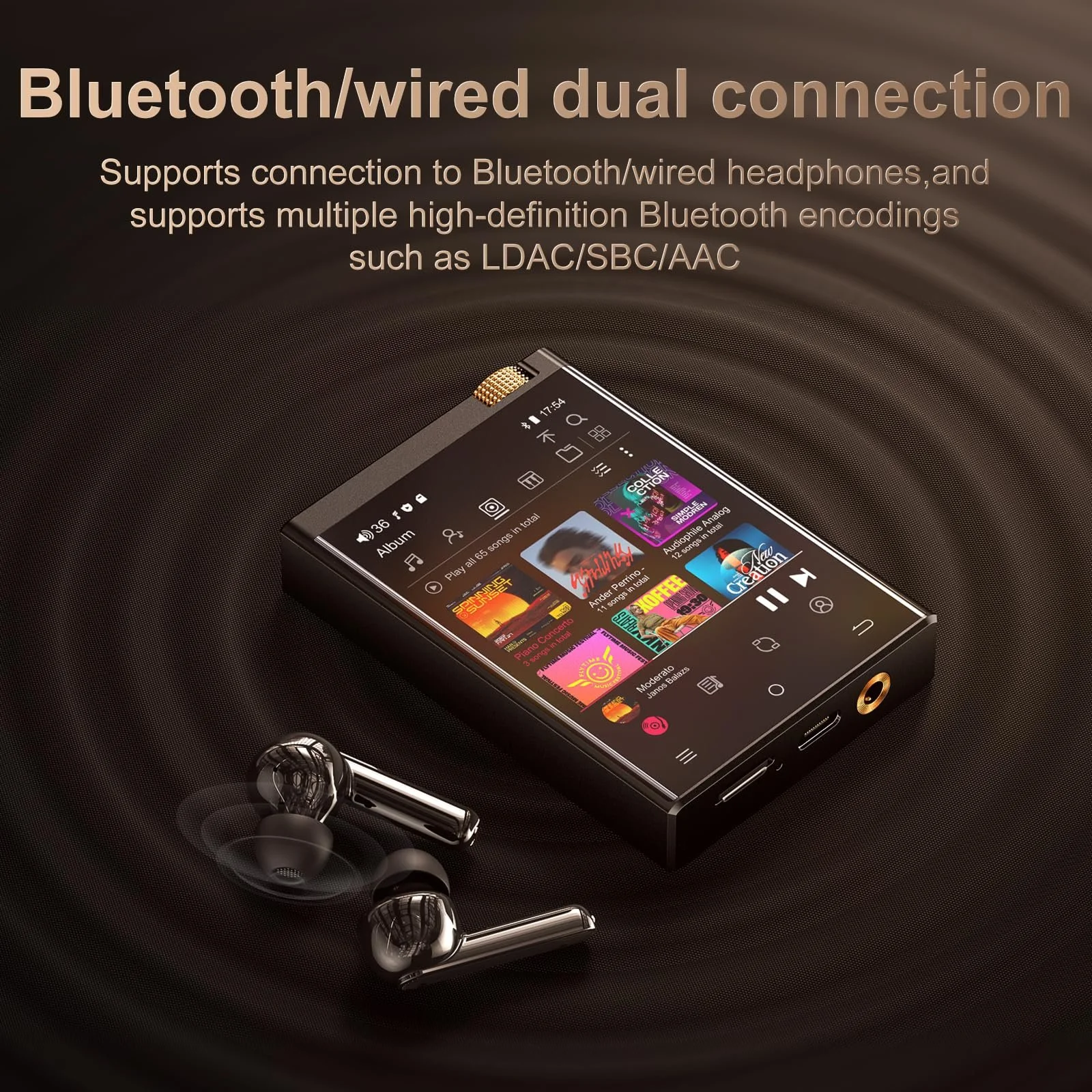 MP3 плеєр Oilsky HiFi M308 80GB Чорний, фото №5