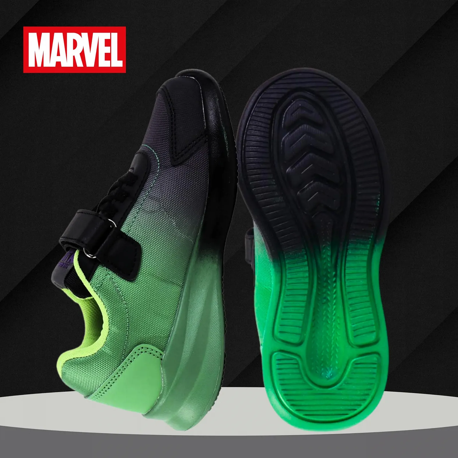 Кроссовки Marvel Hulk для мальчиков Размеры UK 10 - 2, фото №3