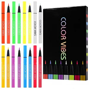 Кольоровий Eyeliner, водостійка, УФ-світний Рідка - Фото 1