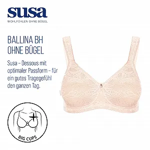 Бюстгальтер Susa BALLINA 8076 без кісточок формований колір Шифер 266 synthetic.ua - Фото 1