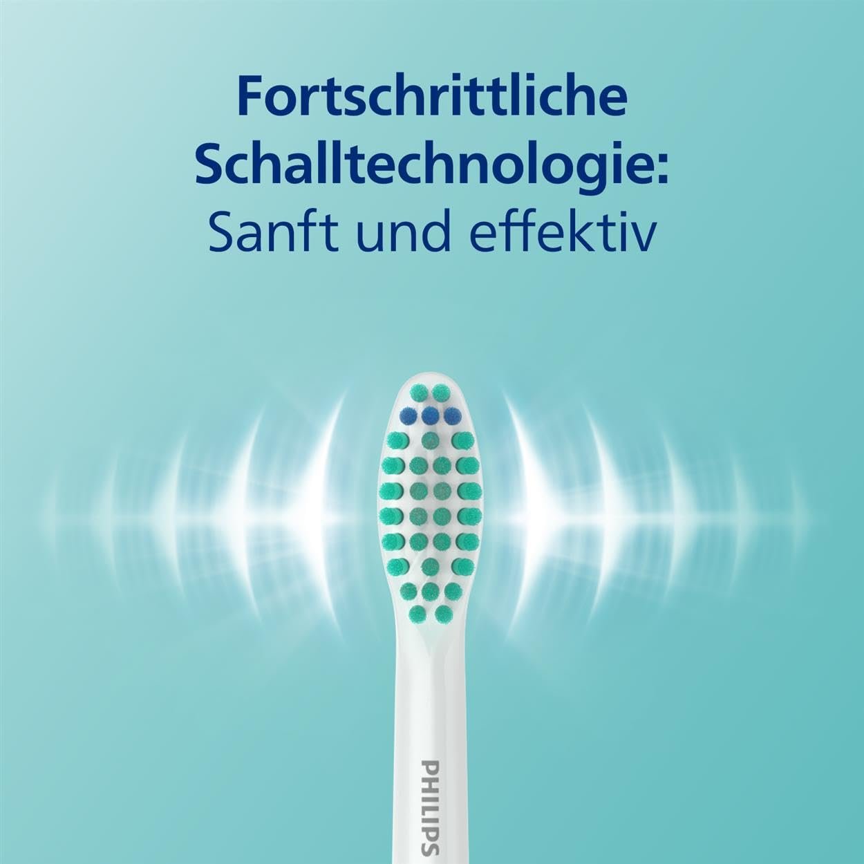 Зубна щітка електрична Philips Sonicare 3100 HX3675/13 звукова, контроль тиску, таймер, біла, 2 шт., фото №5