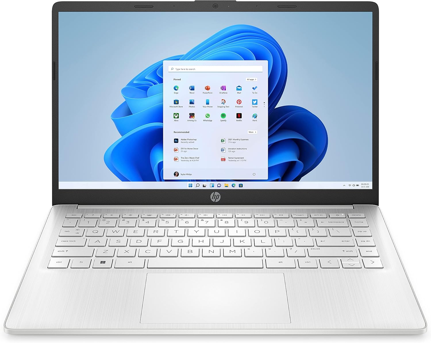 Ноутбук 14" HP 14-ed0000sf Qualcomm Snapdragon 7c Gen 2 RAM 8GB eMMC 128GB 14год батарея Win11 (UKR), фото №1