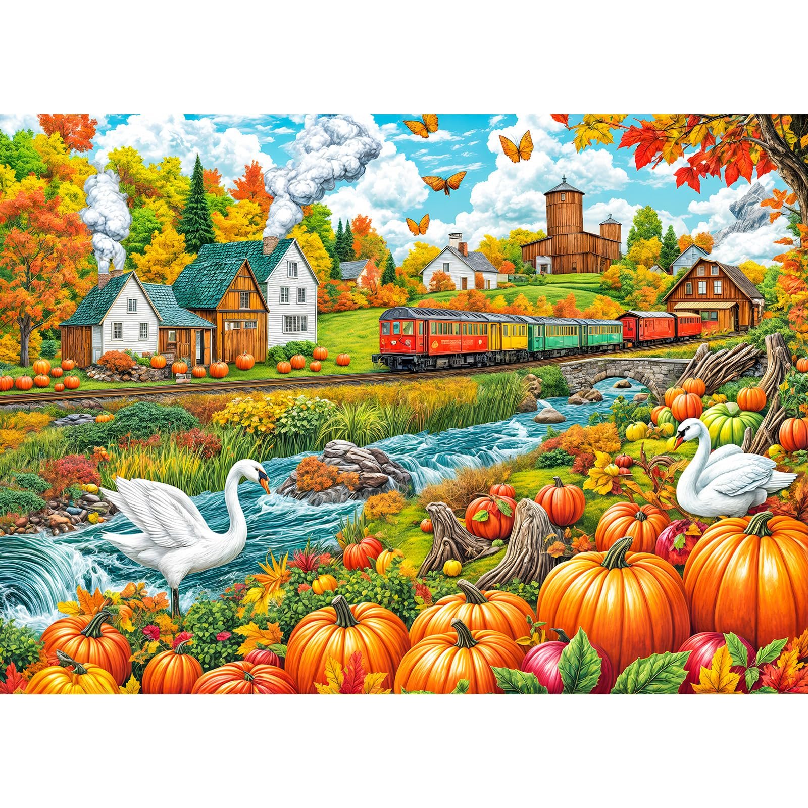 Пазл Harvest City 1000 деталей, фото №1