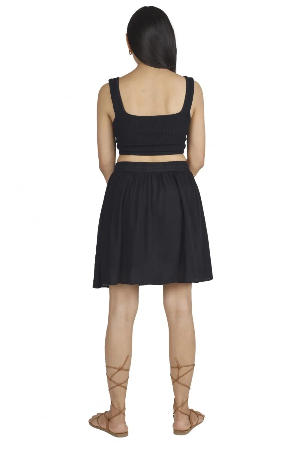 Мини-юбка GURU SHOP Женская вышитая Красный, размер 10, фото №4