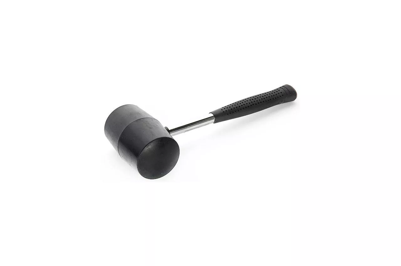 Киянка резиновая Сила 225г x 40 мм чёрная 320170, фото №1