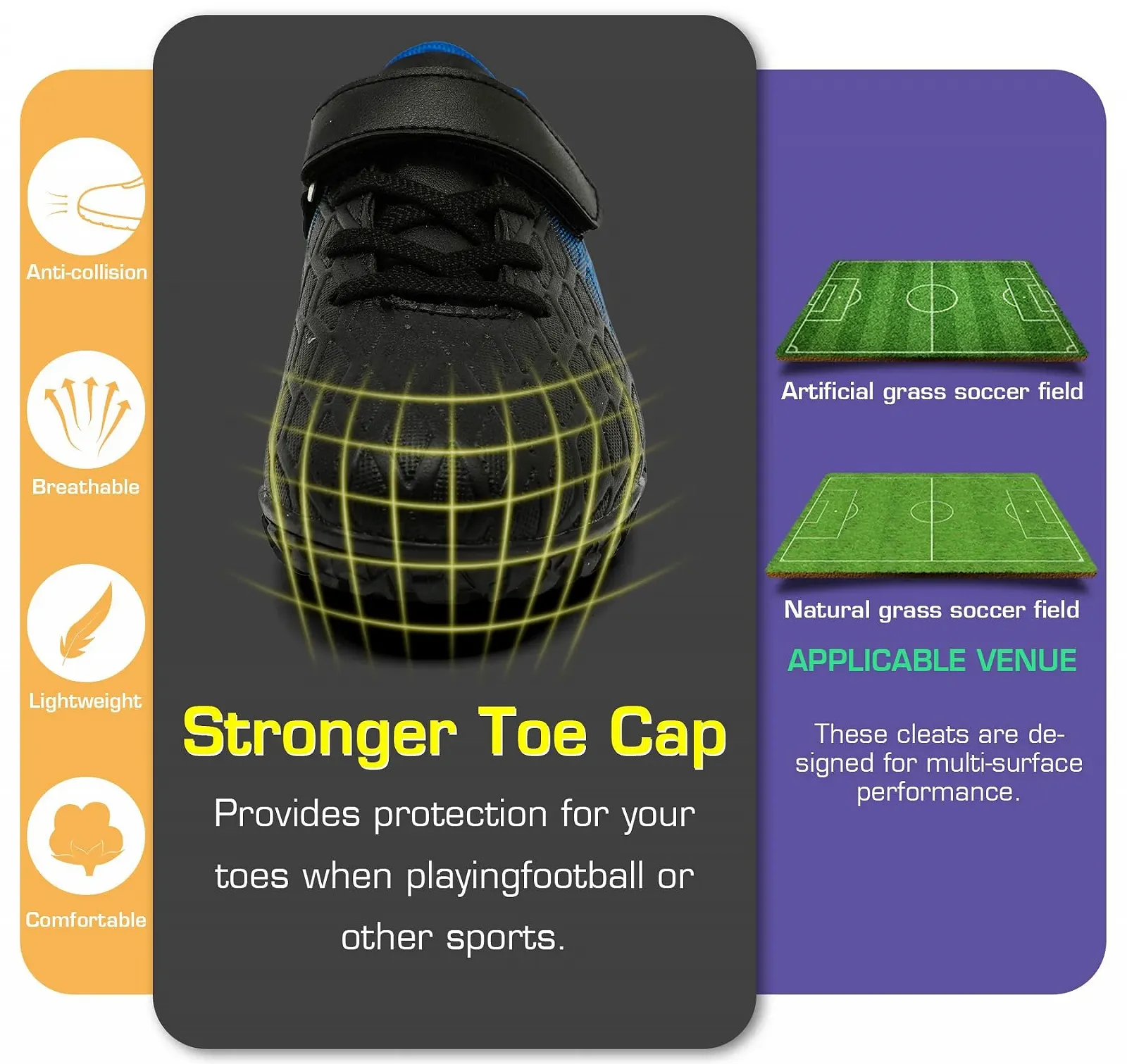 Футбольные бутсы Детские для мальчиков и девочек Обувь для закрытых помещений Искусственная трава Обувь для ударов Футзалки Футбольная обувь для помещений и улицы Профессиональная тренировочная обувь, фото №5