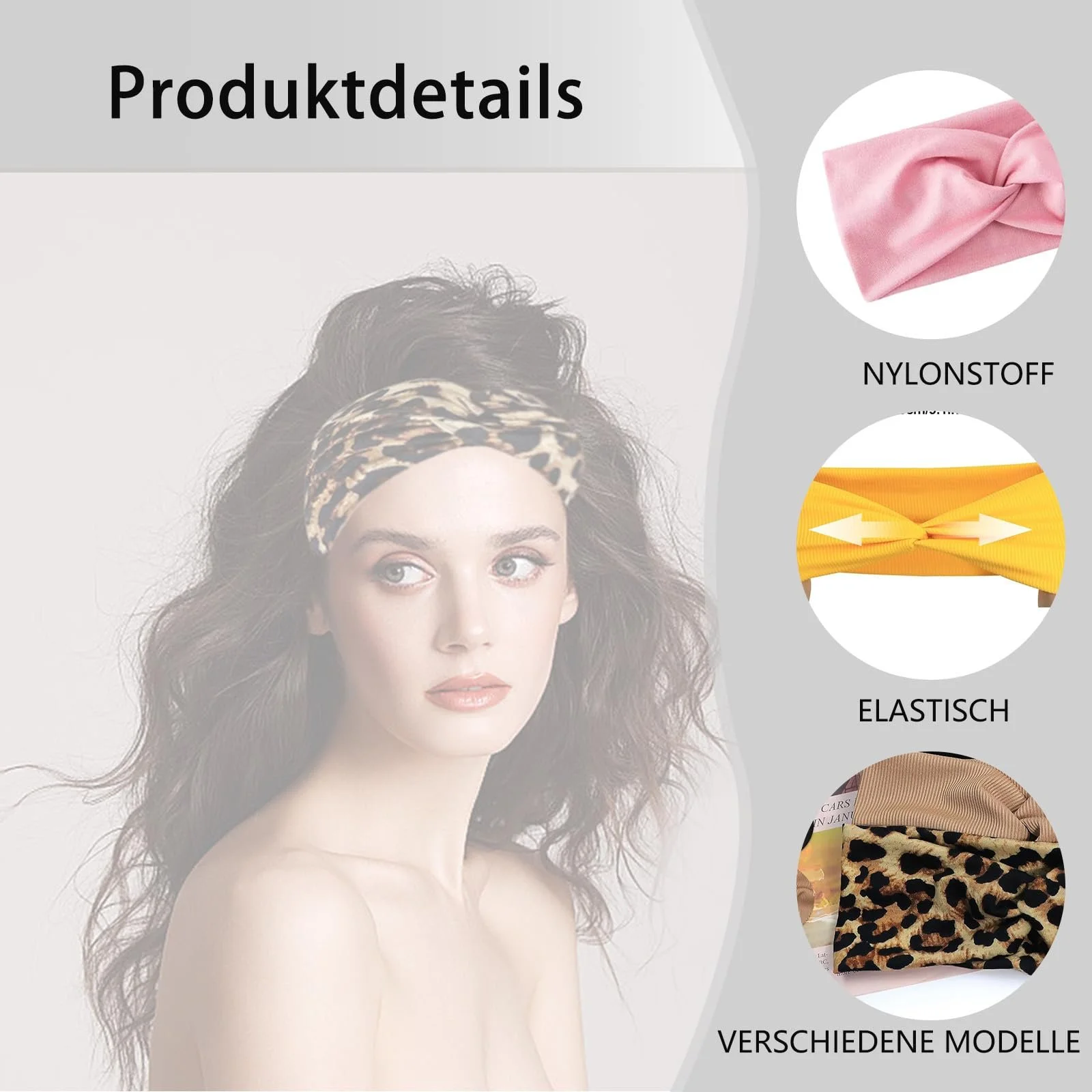 Набір пов'язок для волосся, фото №3 Набір пов'язок для волосся, фото №3