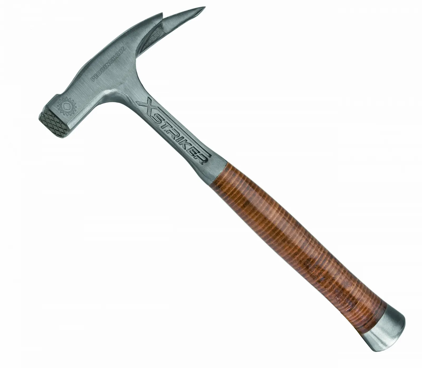 Молоток покрівельника Peddinghaus Xstriker All Steel зі шкіряним руків'ям, фото №1