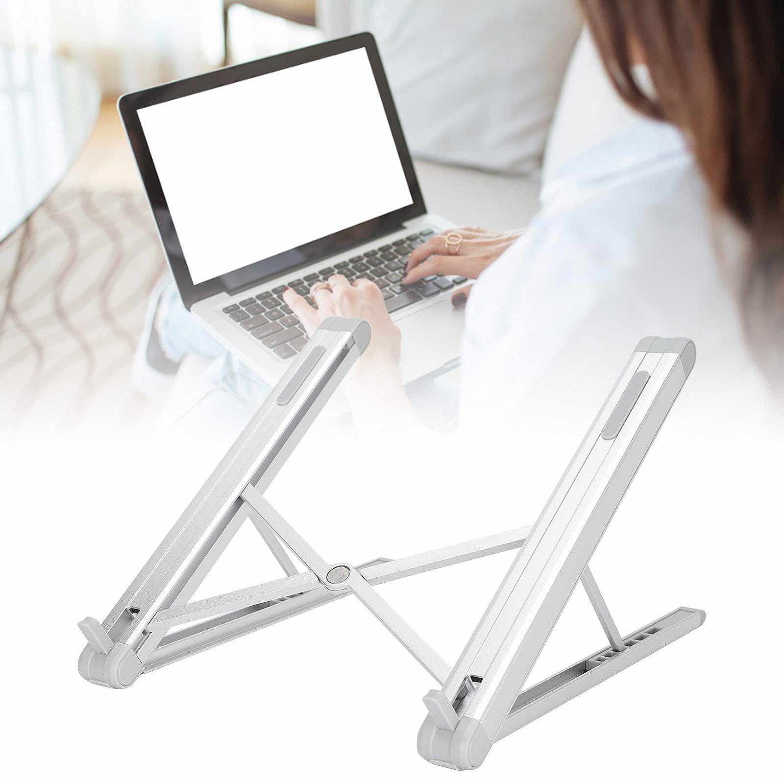 Підставка для планшета складана телескопічна портативна Multi-Grear срібляста, фото №7