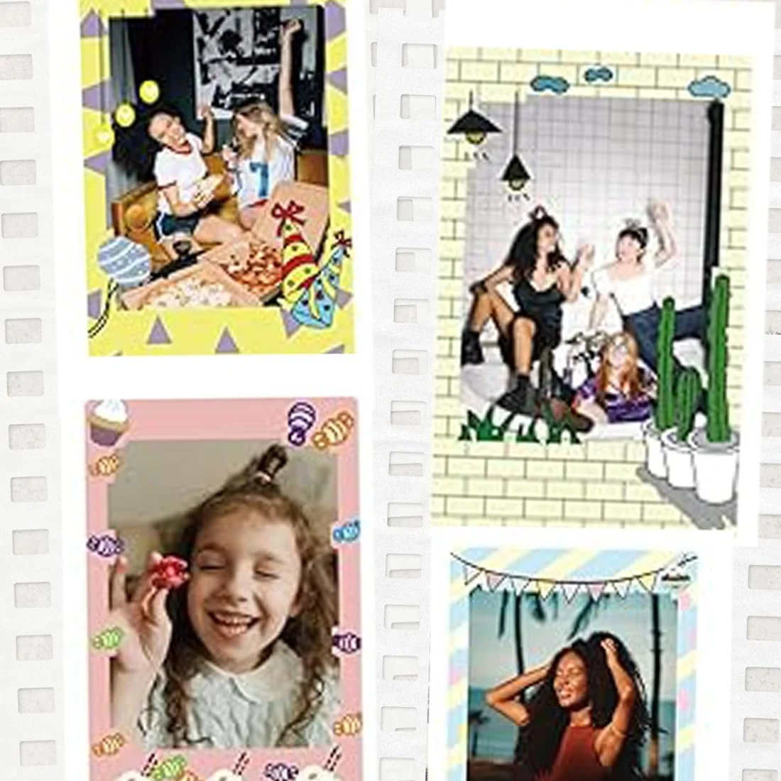 Наклейки для рамок фото Fujifilm Instax Mini 12/11/9/8/7S/70/40/50S/90 EVO Pack of 30, фото №6