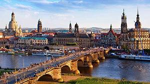 Пазл Bridge Over the Elbe in Dresden Photo Puzzle Collection 1000 деталей 75 x 50 см - Фото 1