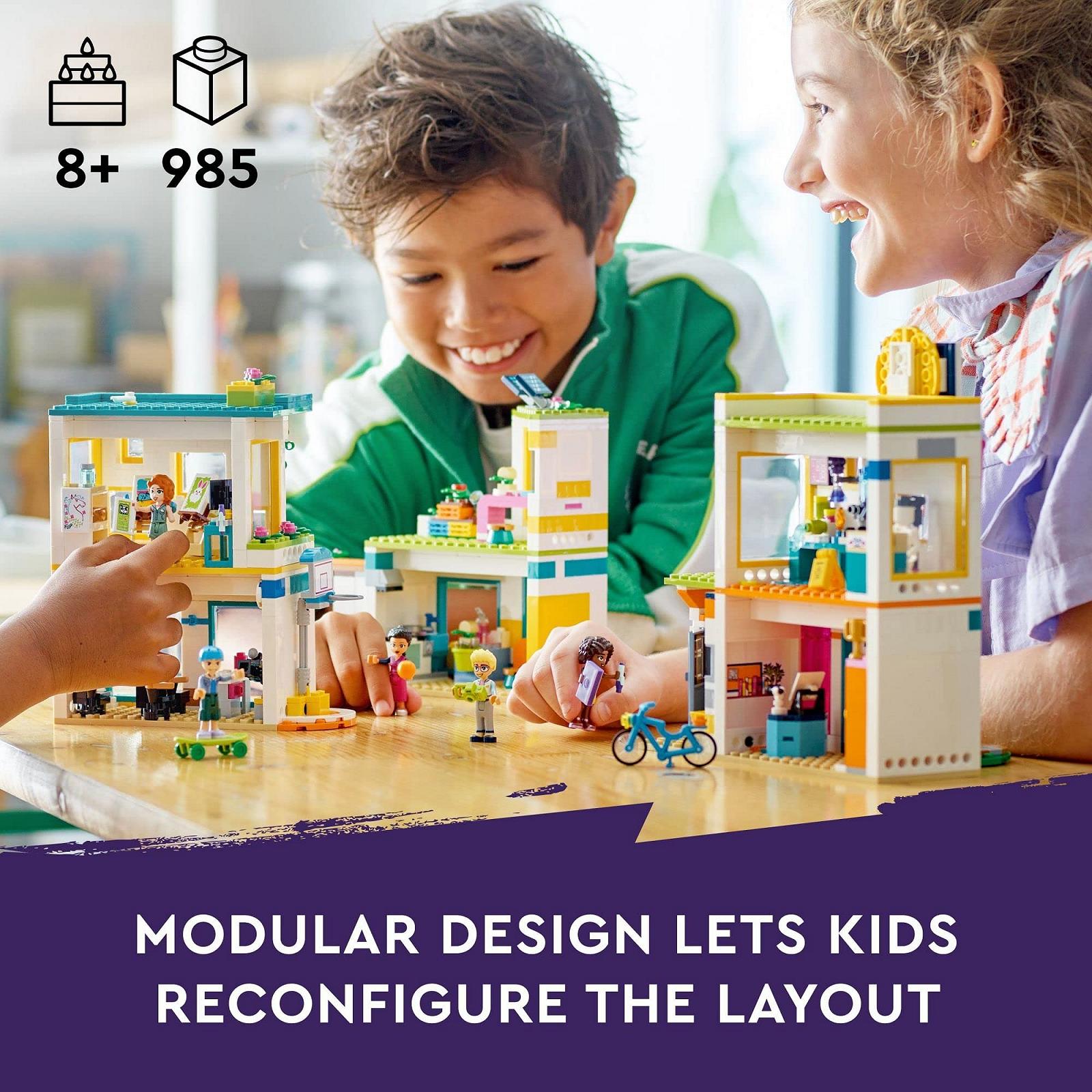 Набор LEGO Friends Heartlake International School 41731 из строительных блоков для детей от 8 лет 985 штук, фото №3