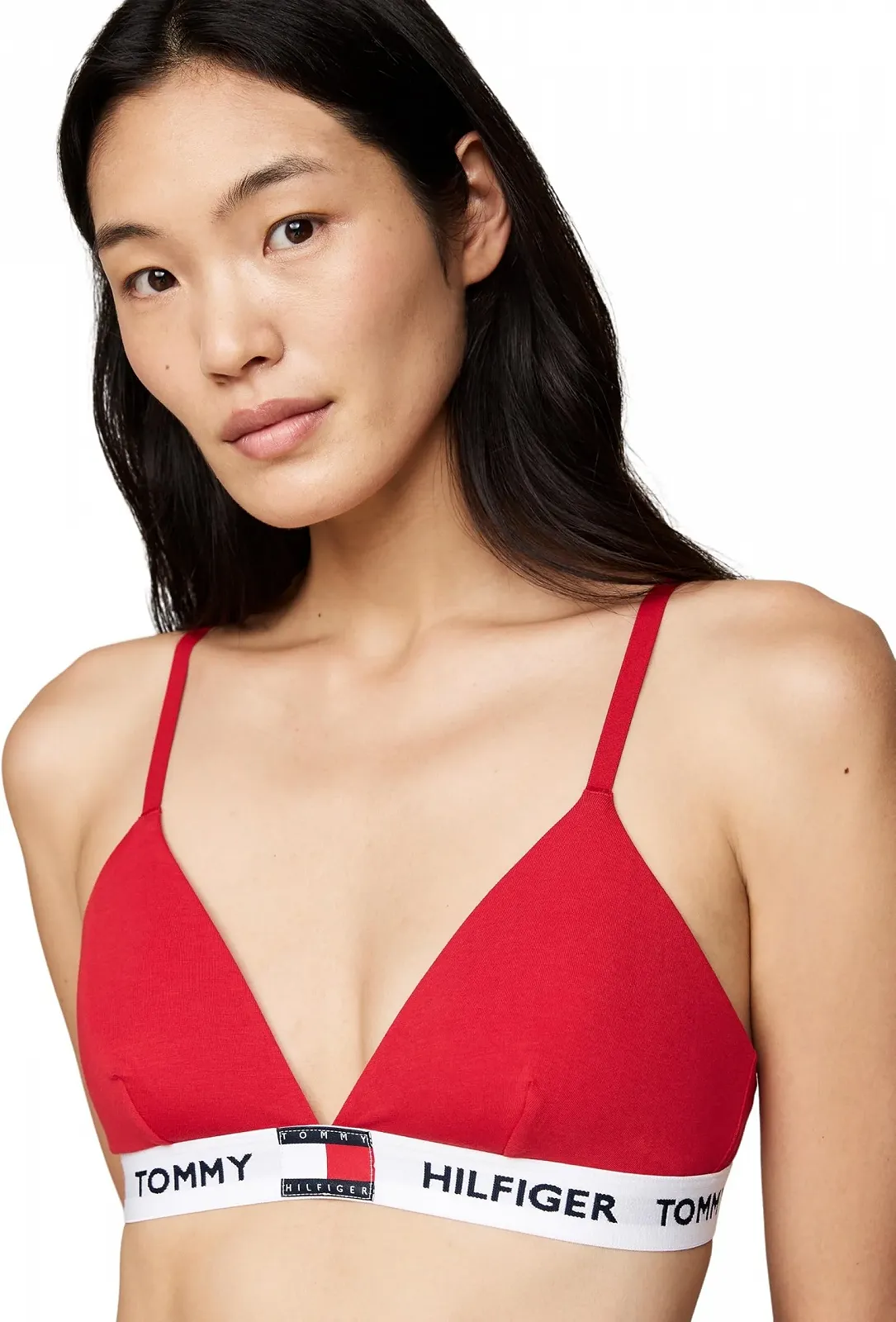 Бюстгальтер трикутник Tommy Hilfiger з поясом з логотипом, фото №1 Бюстгальтер трикутник Tommy Hilfiger з поясом з логотипом, фото №1