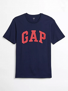 Футболка GAP V-BASIC LOGO T 550338-04 Tемно-синий S synthetic.ua - Фото 1