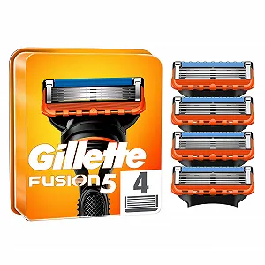 Лезвия для бритья Gillette Fusion Base 4 шт. - Фото 1