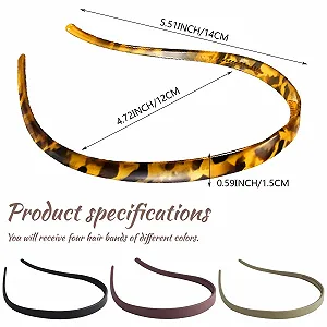 Набір з 4 обручів на голову synthetic.ua - Фото 1