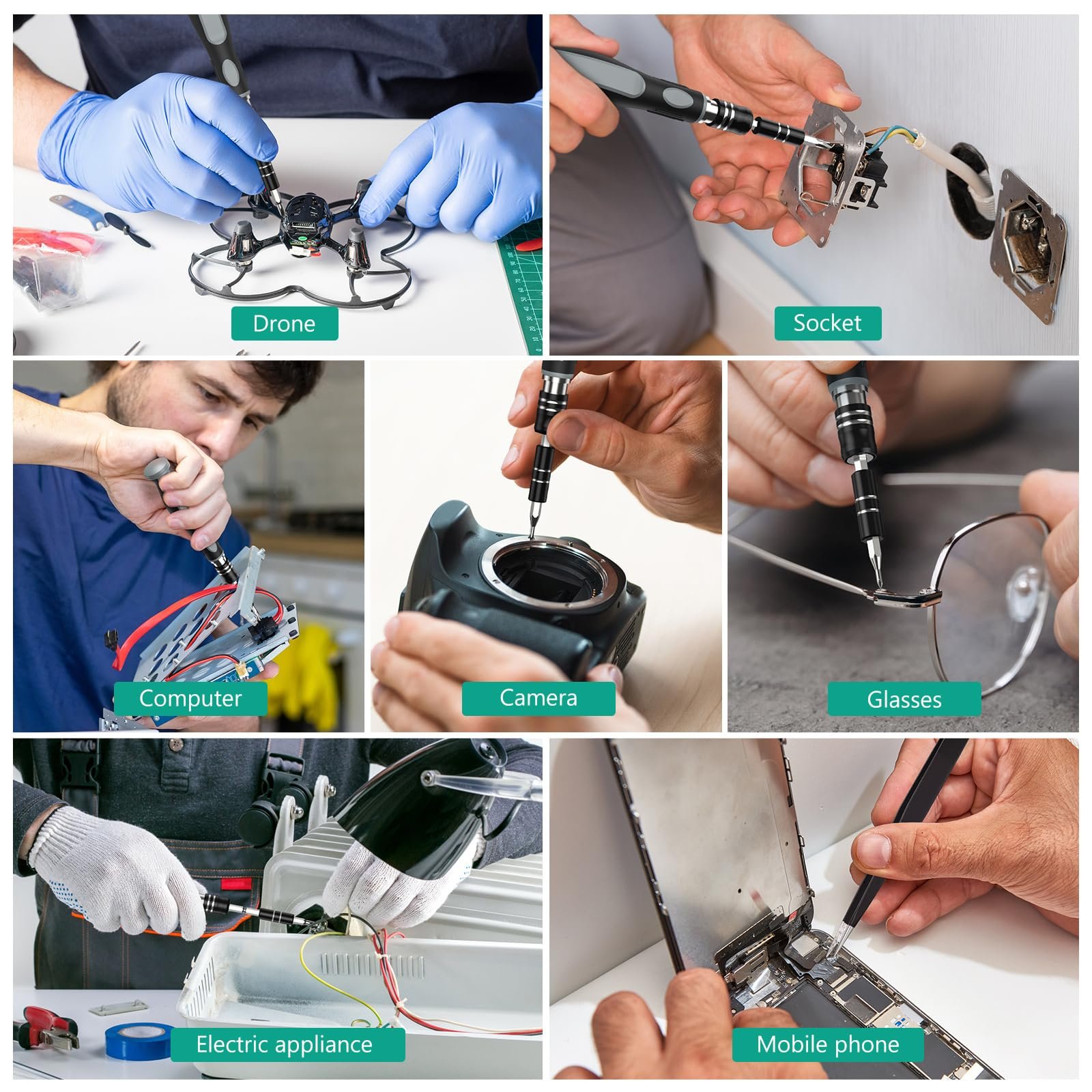 Набір викруток ORIA Precision 48 в 1 Магнітний, фото №7 Набір викруток ORIA Precision 48 в 1 Магнітний, фото №7