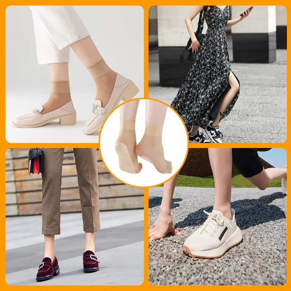 Жіночі нейлонові панчохи Nude, розмір 37-40, 6 пар, фото №7 Жіночі нейлонові панчохи Nude, розмір 37-40, 6 пар, фото №7