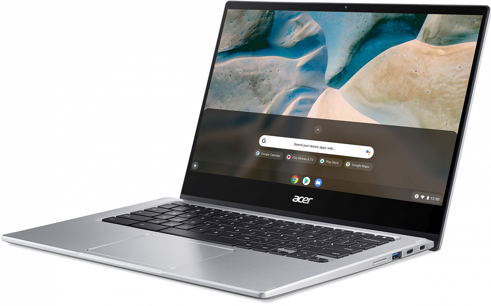 Ноутбук 14" Acer Chromebook Spin 514 (NX.A42EG.002) AMD Athlon 3050C RAM 4GB SSD 128GB 10год батарея Chrome OS (UKR), фото №4