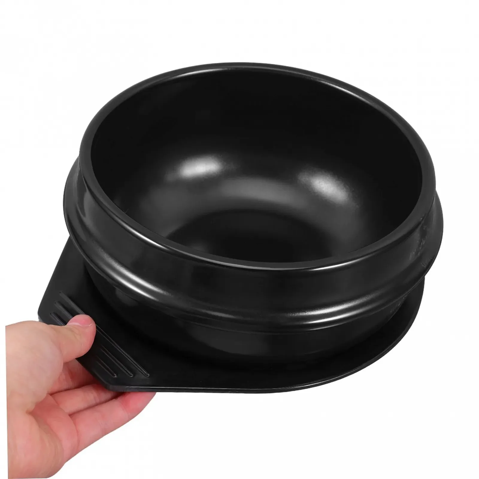 Горщик для запікання керамічний термостійкий з антипригарним покриттям для рису та бібімбапа, фото №4