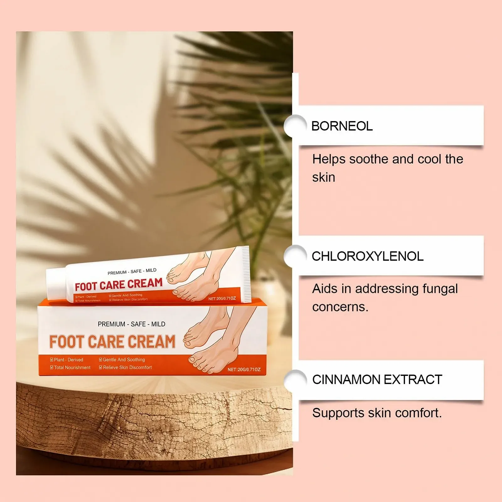 Крем для пяток Heel Cream увлажняющий питательный для ног, коленей и локтей, фото №5