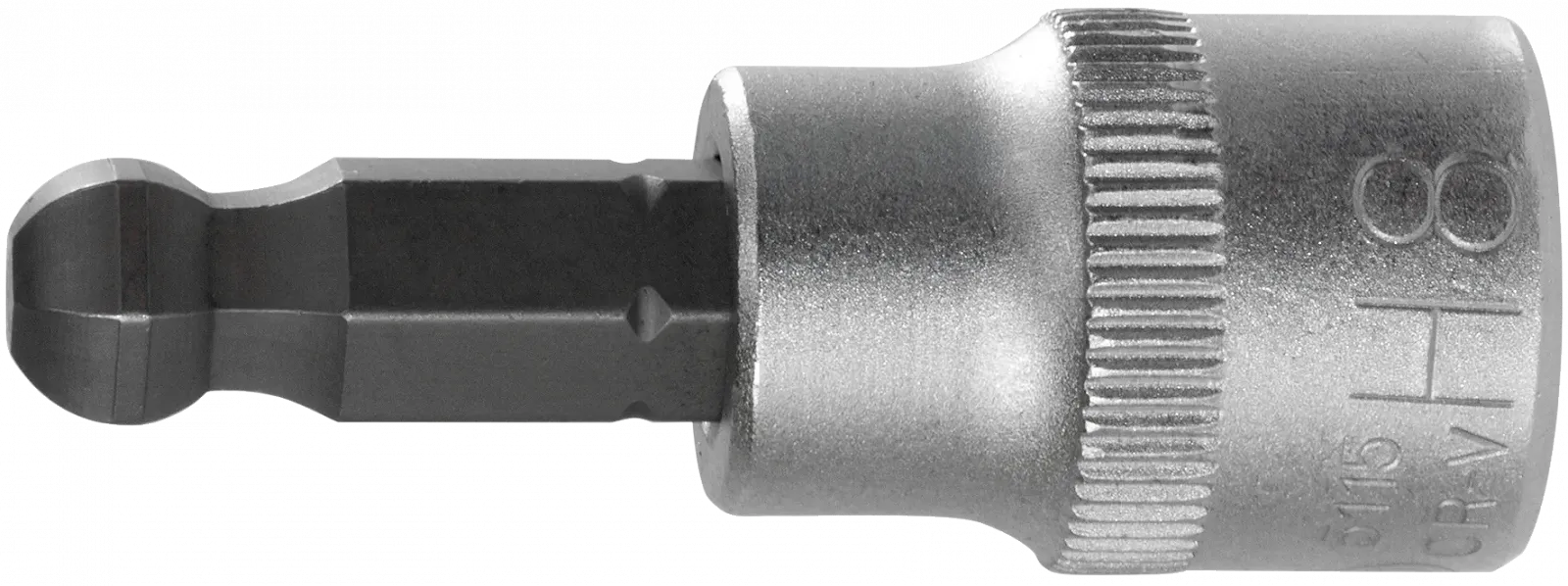 Головка-бита SW-STAHL 05576L 3/8 внутренний шестигранник 7 мм с шаровой головкой, фото №1
