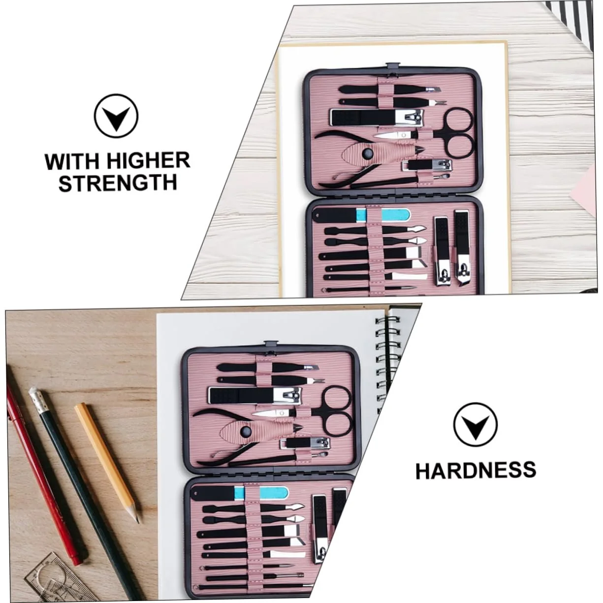 Набор для маникюра WRITWAA 1 Satz, портативный и эргономичный, прочный и долговечный, фото №7