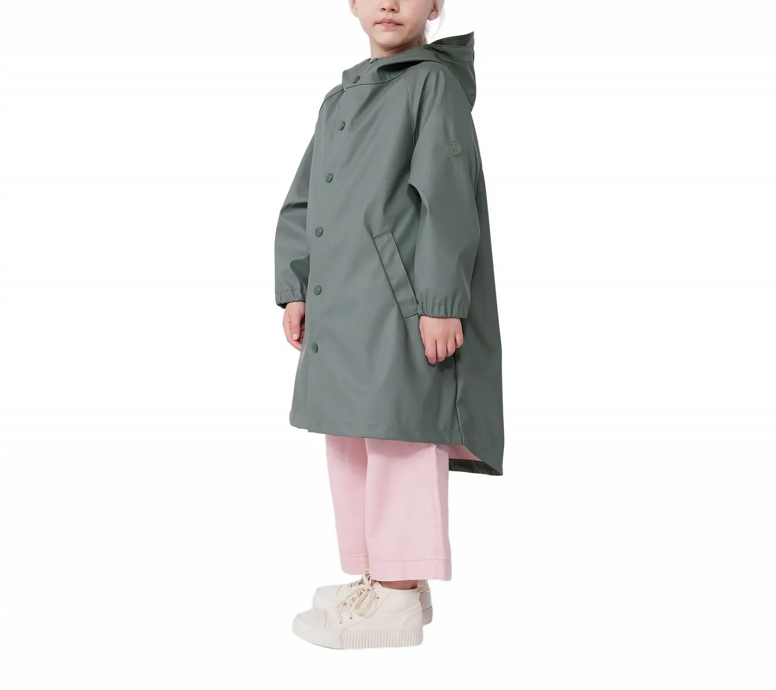 Длинный вощеный Petit Bateau для девочек, фото №9 Длинный вощеный Petit Bateau для девочек, фото №9