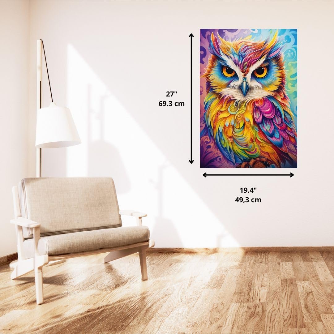 Пазл Schmidt Spiele 59782 Owl in Parrot Dress 1000 элементов, фото №5 Пазл Schmidt Spiele 59782 Owl in Parrot Dress 1000 элементов, фото №5