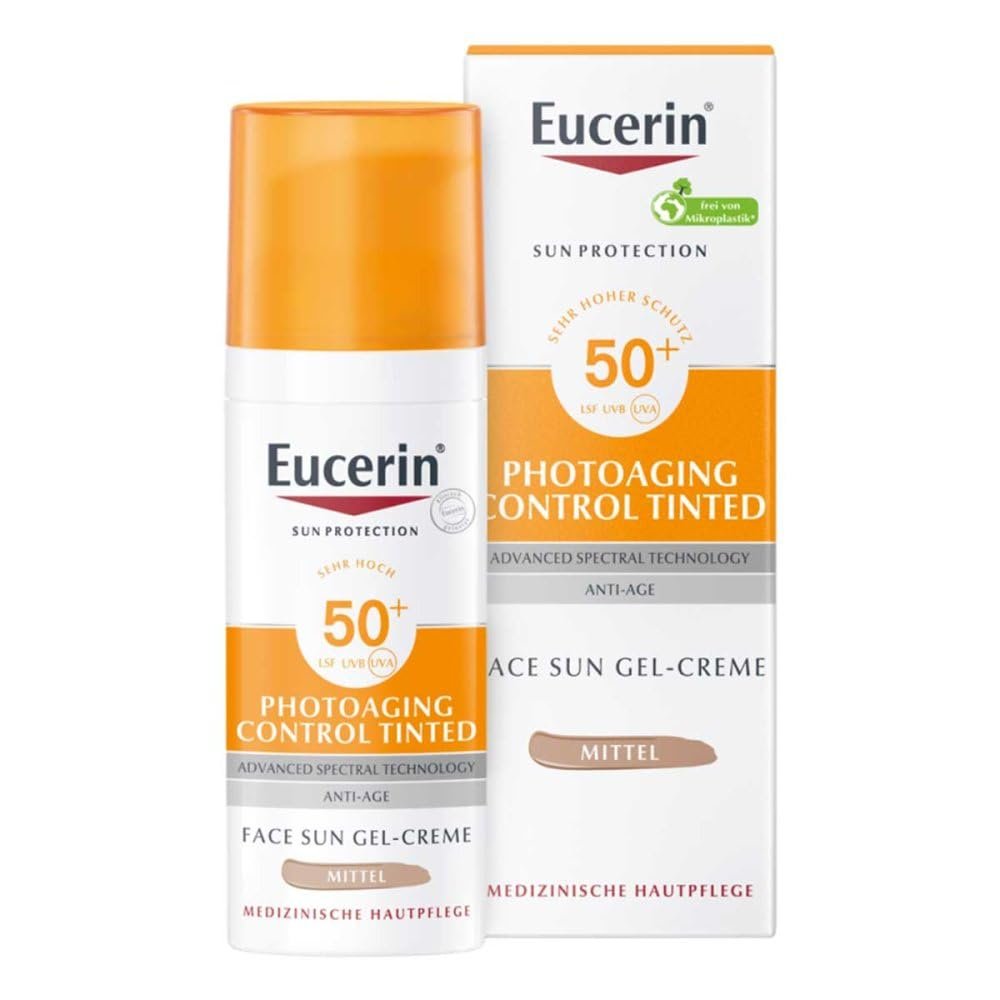 Сонцезахисний CC-крем EUCERIN Sun Tinted Medium SPF 50+ 50 мл, фото №1