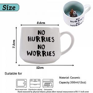 Кружка Ленивец Подарок на пенсию 3D Кружка Животное Чайная чашка Кофейная чашка Подарок на день рождения для парня Женщин Мужчин, 350 мл synthetic.ua - Фото 1