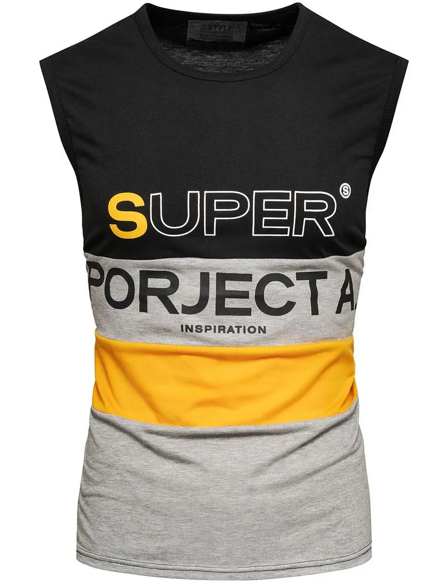 Футболка мужская Recea без рукавов черная, M, фото №1