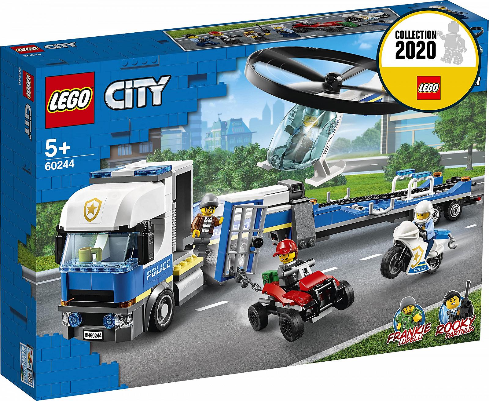 Конструктор Lego City 60244 Полицейский Вертолет Транспортер, фото №2