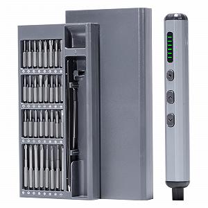 Набір електричних викруток Umelee Mini 68 в 1 з 64 бітами та 4 аксесуарами, 5 швидкостей, 4 світлодіоди - Фото 1