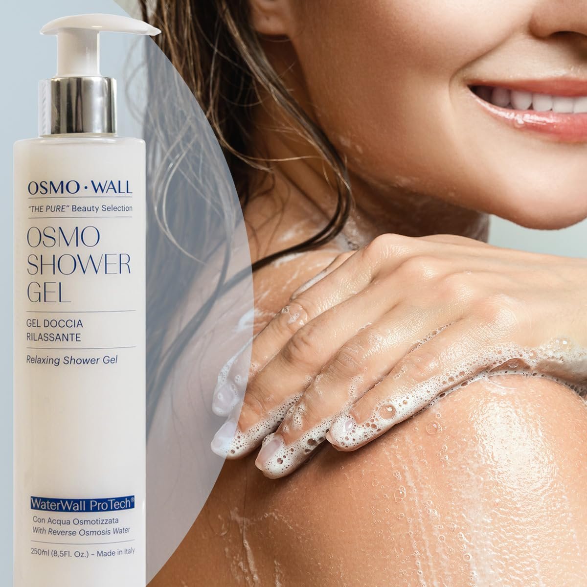 Набір гелів для душу Osmowall OSMO SHOWER зволожуючий та заспокійливий з алое вера, 2 шт., фото №3