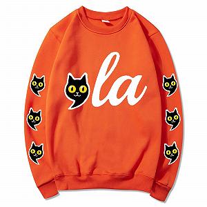 Женская толстовка Generisch без капюшона, блестящие топы, мягкая студенческая кофта на молнии, длинная толстовка Harajuku, футболка на Хэллоуин, куртка с капюшоном - Фото 1