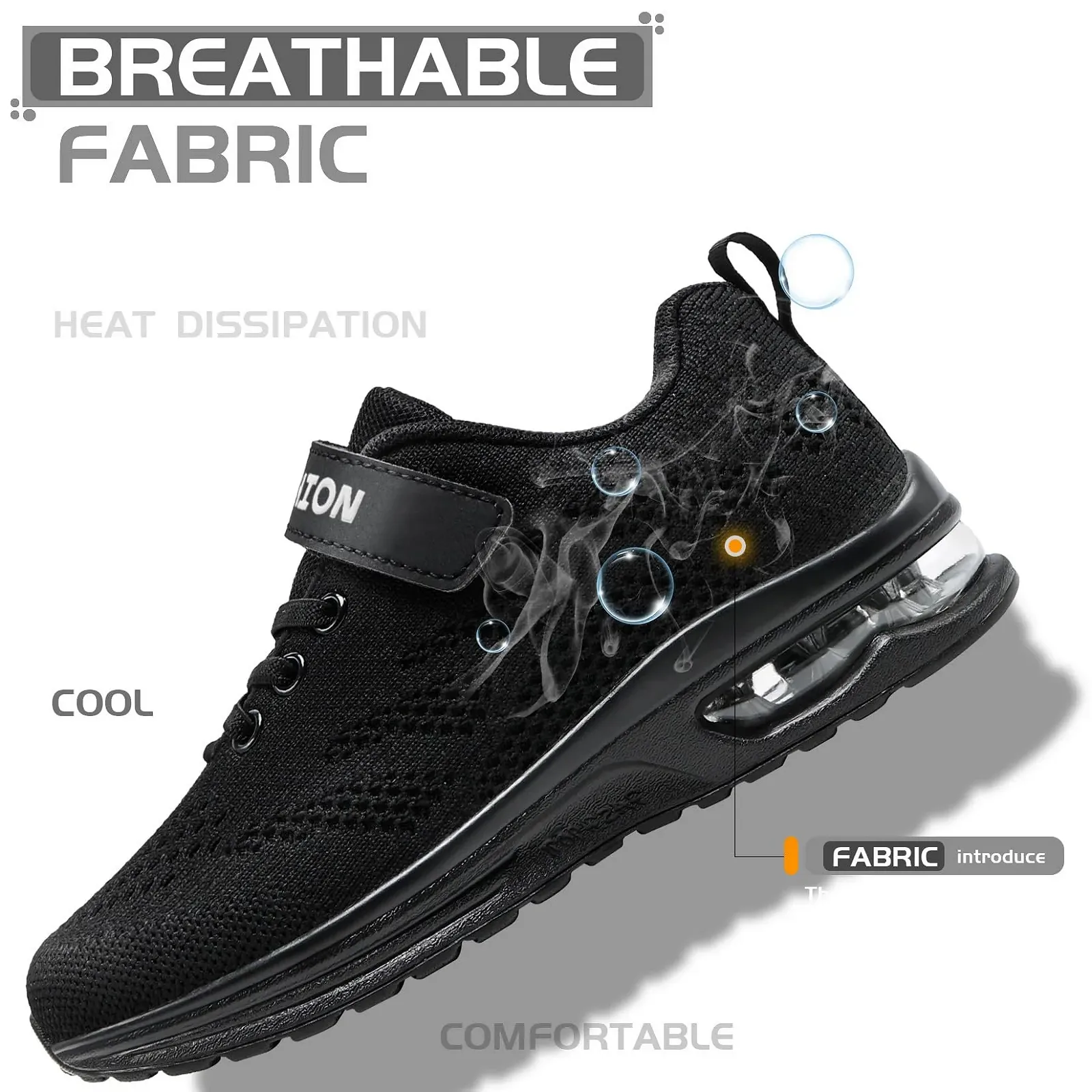 Кросівки Дитячі ASHION Дитячі Сітка Дихаючі Вуличні Бігові, фото №3