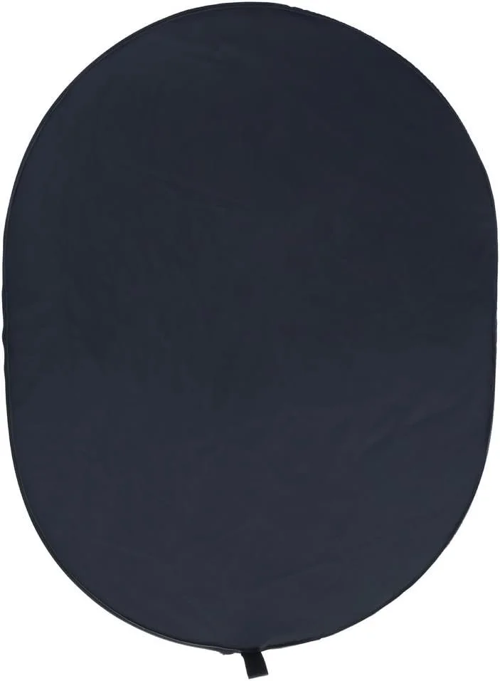 Складаний рефлектор Rollei Pro 5 в 1 / Овальний / 92 x 122 см / Сірий, фото №4