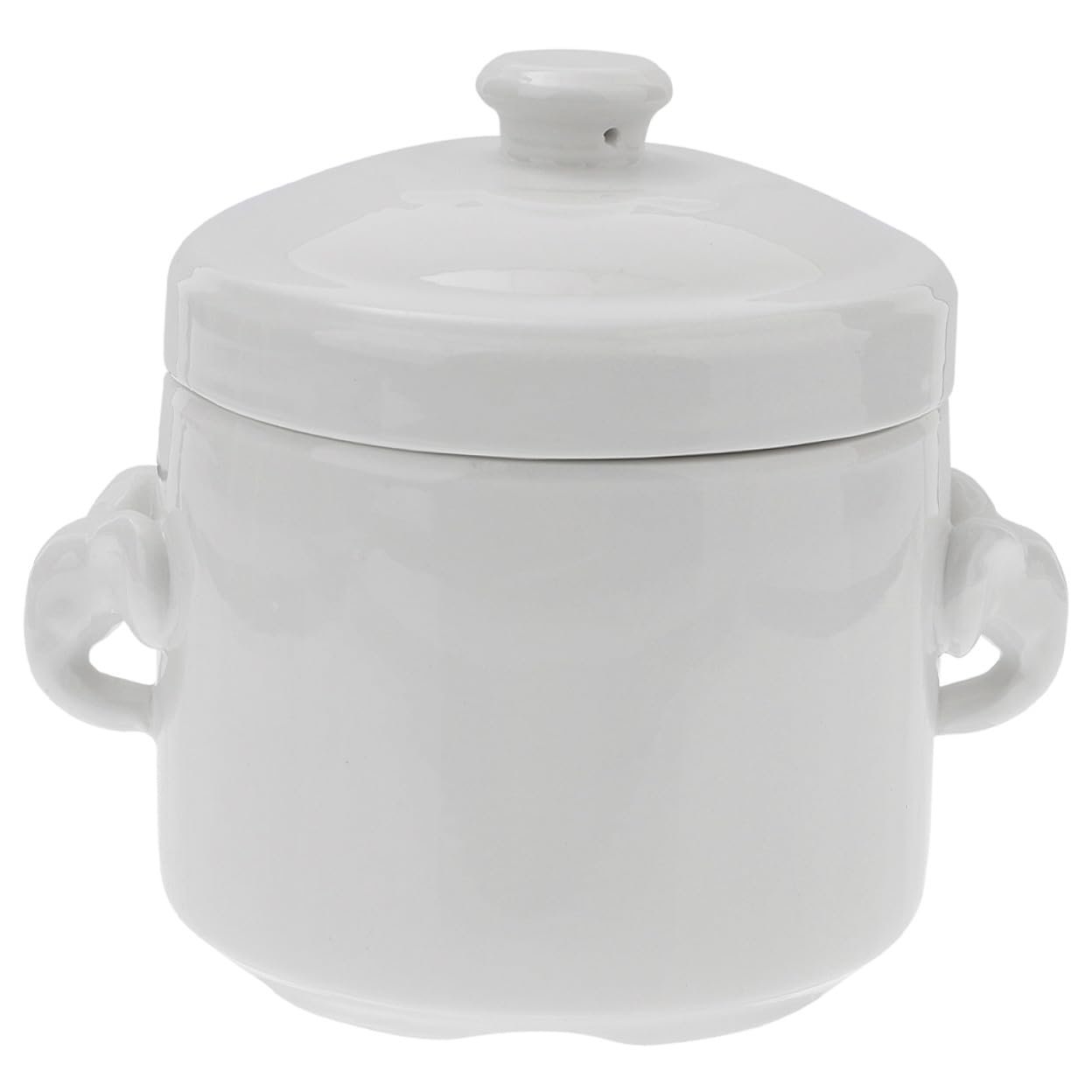 Горщик для запікання Керамічний з кришкою Термостійкий для супів та десертів Маленький, фото №1 Горщик для запікання Керамічний з кришкою Термостійкий для супів та десертів Маленький, фото №1